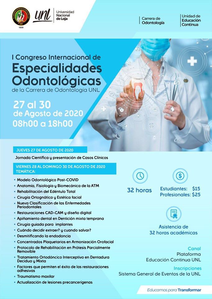 I Congreso Internacional de Especialidades Odontológicas