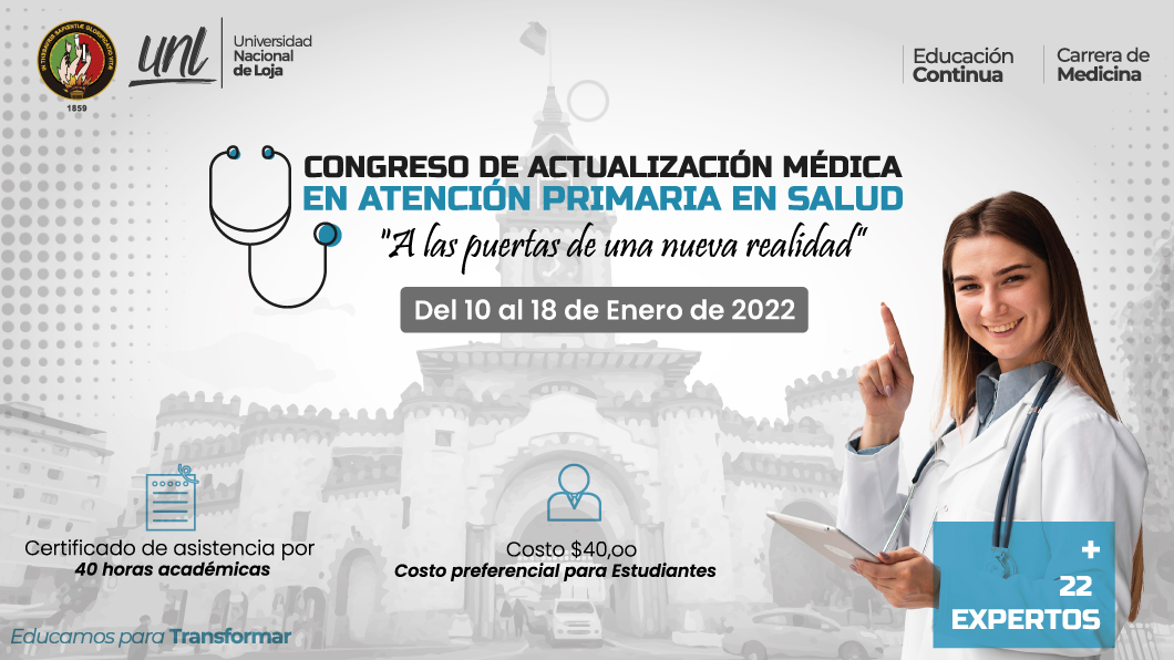 Congreso de Actualización Médica en Atención Primaria en Salud "A las puertas de una nueva realidad"