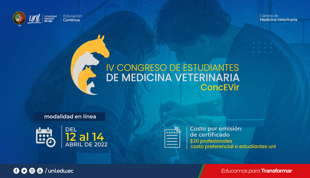 IV Congreso de Estudiantes de Medicina Veterinaria
