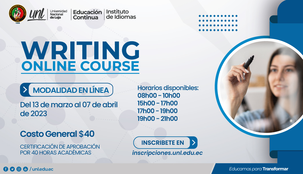 Writing Online Course