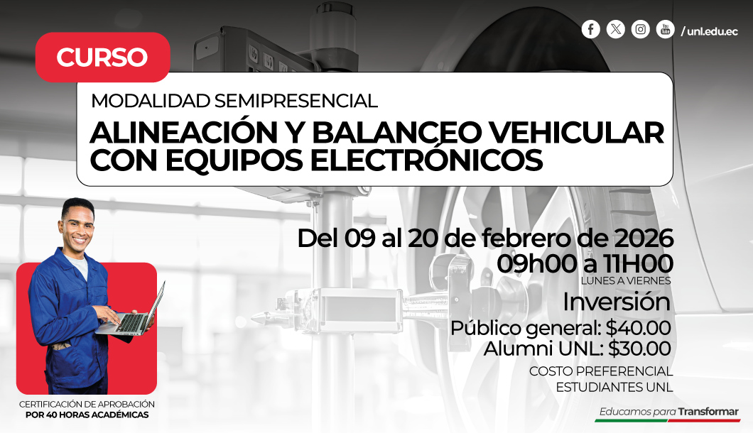 Alineación y balanceo vehicular con equipos electrónicos