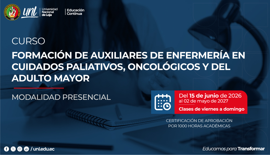 Formación de Auxiliares de Enfermería en Cuidados Paliativos, Oncológicos y del Adulto Mayor