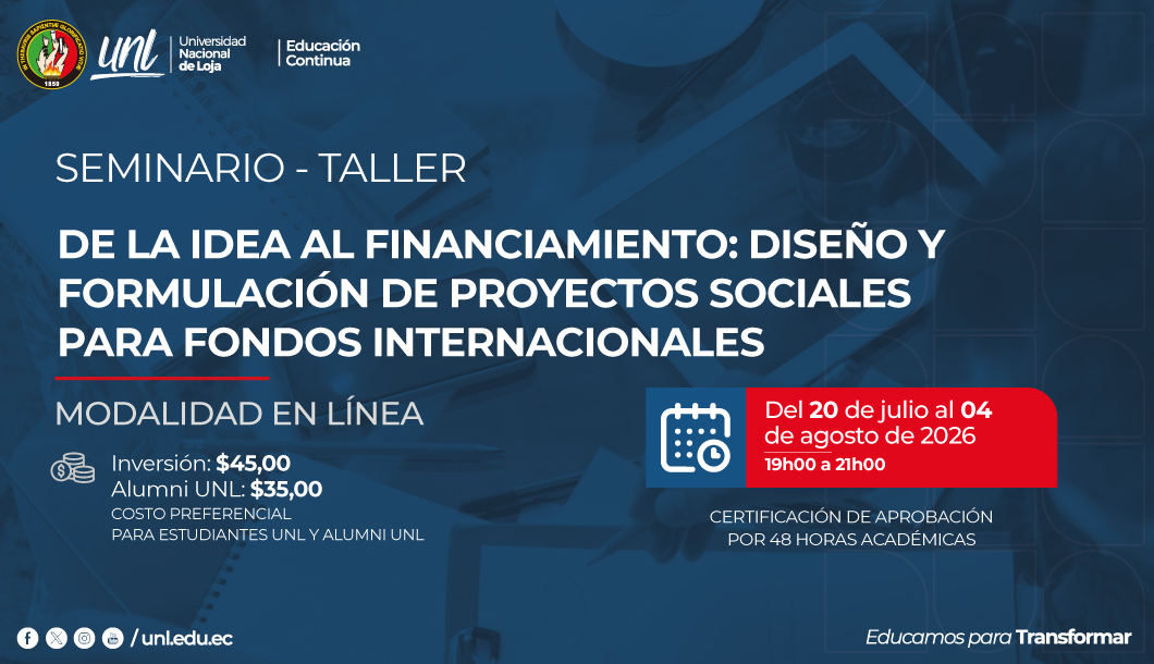 De la idea al financiamiento: Diseño y formulación de proyectos sociales para fondos internacionales
