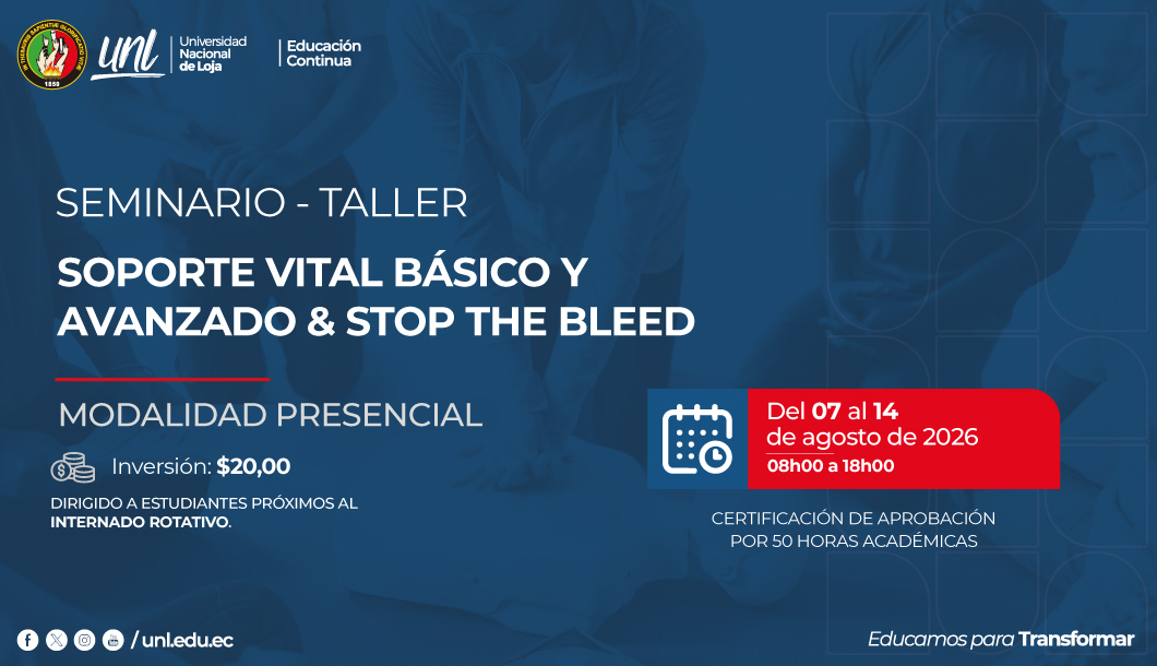 Soporte Vital Básico y Avanzado & Stop The Bleed V5