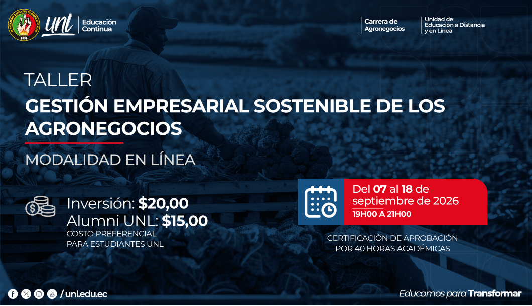Gestión Empresarial Sostenible de los Agronegocios