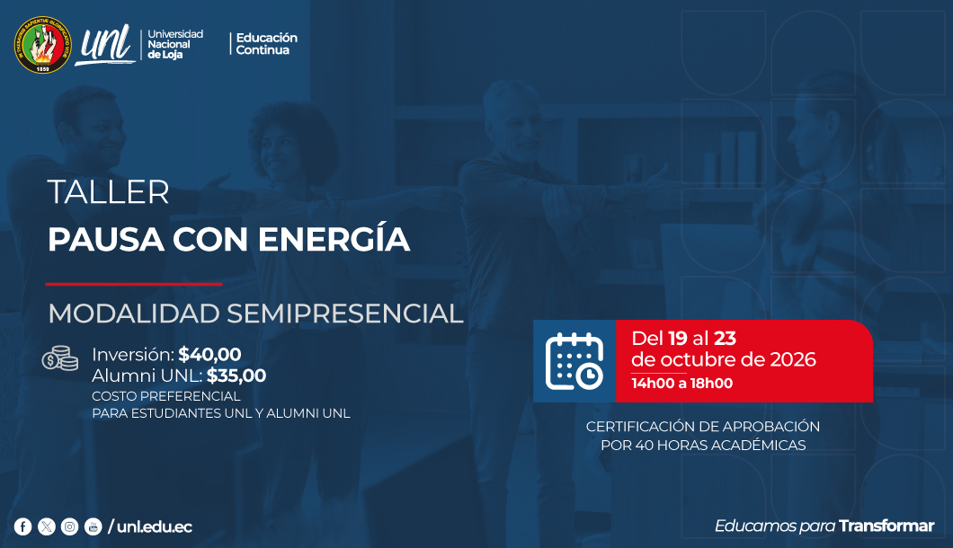 Pausa con energía